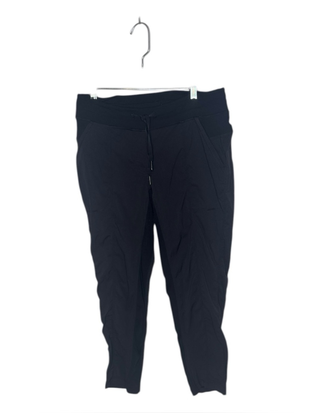 Lululemon Mid-Rise Dance Studio Black Drawstring Jogger Pants. Size 10.